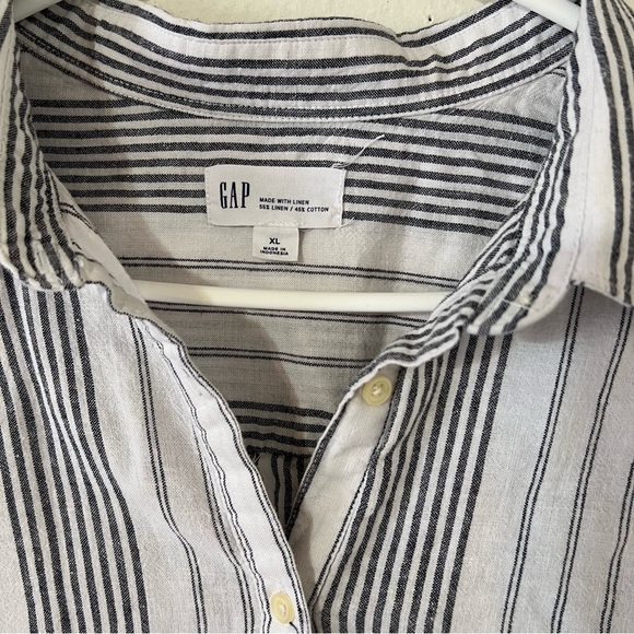 GAP Linen shirt size XL - Picture 4 of 7